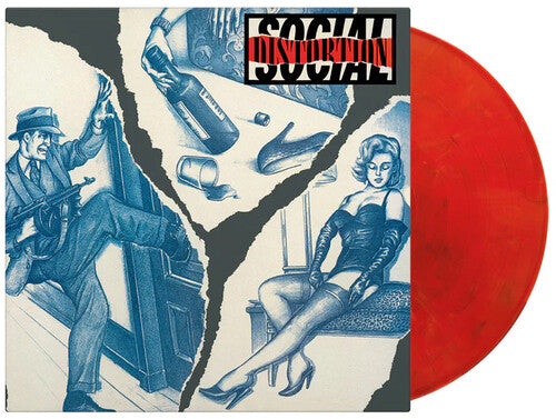 Social Distortion - Social Distortion (Limited 180 Gram Translucent Red, Black & White Marble Colored Vinyl)