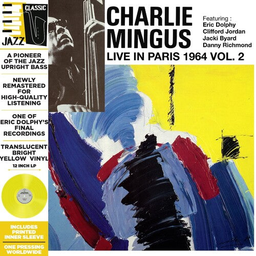 Mingus, Charlie - Live in Paris, 1964 Vol. 2 (Yellow Vinyl, Deluxe Edition, Limited Edition, Remastered)