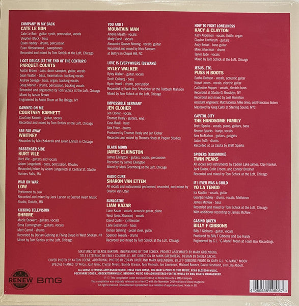 Various Artists - Wilcovered (Limited Edition, 2 x Vinyl, Red Vinyl) (Pre-Loved)