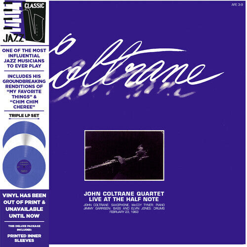 Coltrane, John - Live at the Half Note (Blue, White Vinyl, Deluxe Edition, Limited Edition)