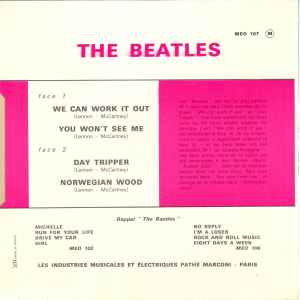 Beatles, The -  We Can Work It Out (French Pressing) (7", EP, Reissue) (SACEM on right side of label) (Pre-Loved)