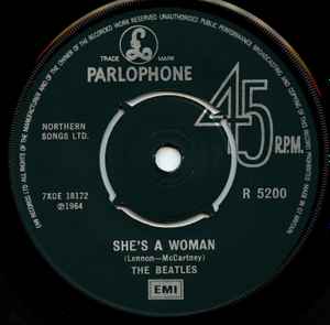 Beatles, The - I Feel Fine c/w She's A Woman (UK Pressing) (Single, Reissue, Mono) (Pre - Loved) - VG+ - Beatles, The - I Feel Fine c/w She's A Woman (UK Pressing) (Single, Reissue, Mono) - Vinyl 7" Singles - Yellow Racket Records