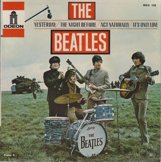 Beatles, The - Yesterday/The Night Before/Act Naturally/It's Only Love (French Pressing) (EP, Reissue) (Pre - Loved) - VG+ - Beatles, The - Yesterday/The Night Before/Act Naturally/It's Only Love (French Pressing) (EP, Reissue) - Vinyl 7" Singles - Yellow Racket Records