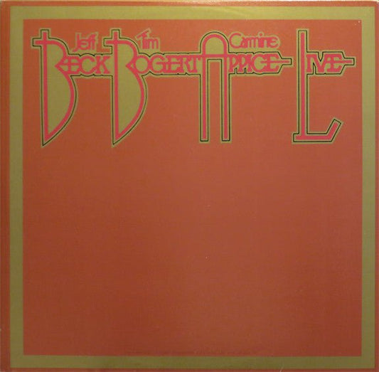 Beck, Bogert, Appice - Beck, Bogert & Appice Live (Japanese Pressing) (2 x Vinyl) (Pre - Loved) - VG+ - Beck, Bogert, Appice - Beck, Bogert & Appice Live - Vinyl LP's - Yellow Racket Records