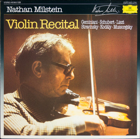 Milstein, Nathan - Violin Recital (Deutsche Grammaphon) (Pre-Loved)