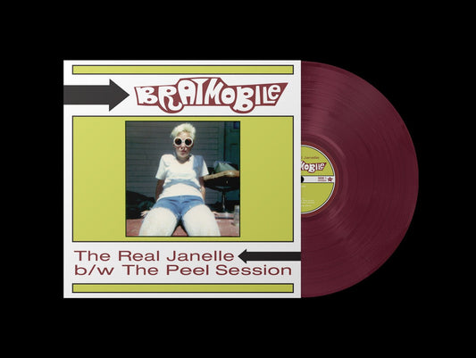 Bratmobile - Real Janelle / Peel Session (Limited, Maroon Vinyl) (RSD Black Friday 2025) - 759656080415 - Vinyl LP's - Yellow Racket Records