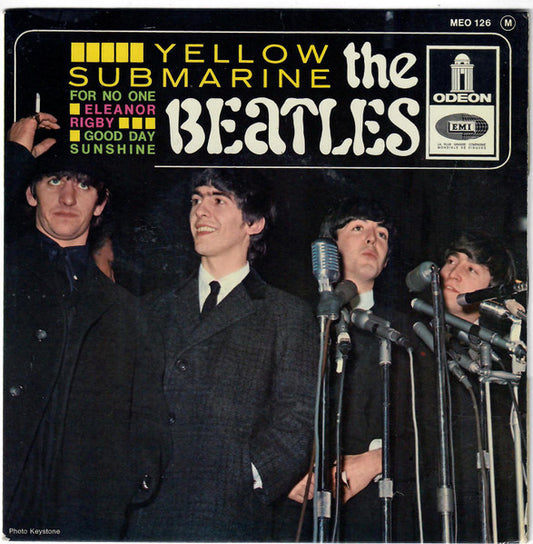 Beatles, The - Yellow Submarine (French Pressing) (7", EP, Repress) (Pre-Loved)
