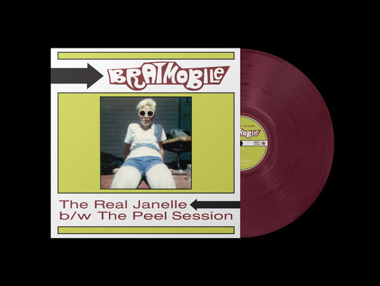 Bratmobile - Real Janelle / Peel Session (Limited, Maroon Vinyl) (RSD Black Friday 2025)