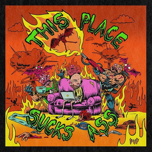 Pup - This Place Sucks Ass (Green & Pink Vinyl)