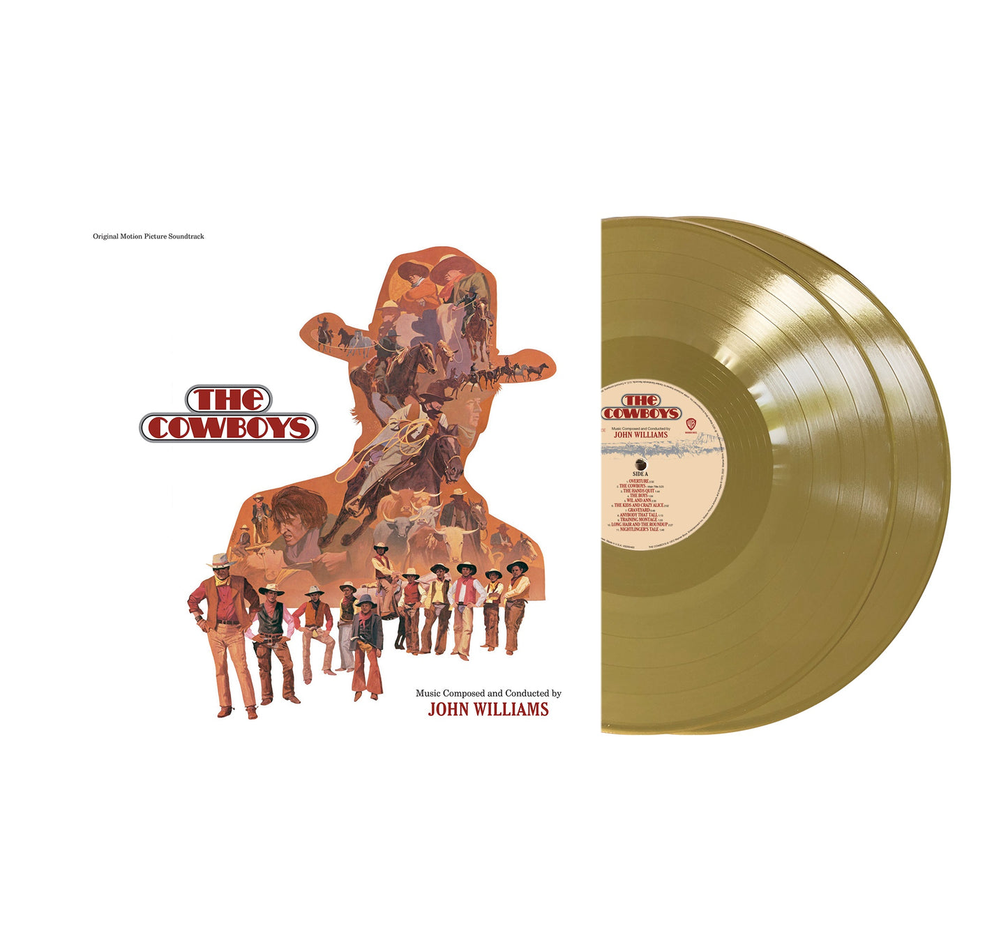 Williams, John (Colv) (Gol) (Rex) (Aniv) - Cowboys / O.S.T. (Colored Vinyl) (Gold) (RSD Black Friday 2022) (Anniversary)