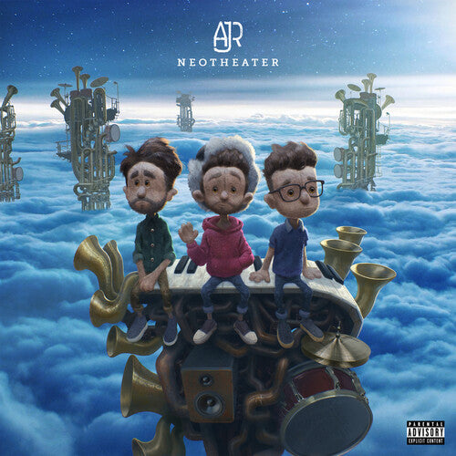 AJR - Neotheater (Clear with Blue Splatter)