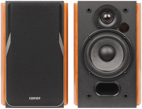 Edifier - R1380DB 2.0 Bookshelf Speakers Bluetooth v5.1 42 Watts (Brown)