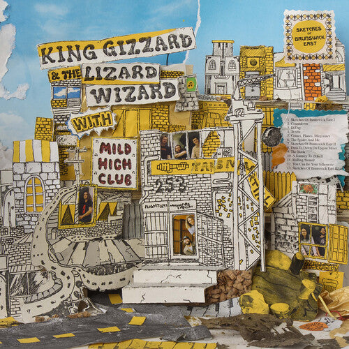 King Gizzard & the Lizard Wizard - Sketches of Brunswick East (Injection Molded PET Ecosonic Yellow Vinyl, Reissue)