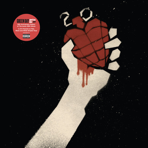Green Day - American Idiot (20th Anniversary, Red, Black Splatter, 2LP)