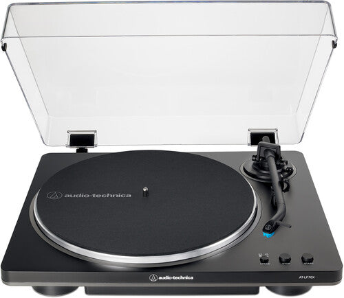 Audio Technica - AT-LP70X-BG Turntable (Fully Automatic, Belt-Drive, Black/Grey)
