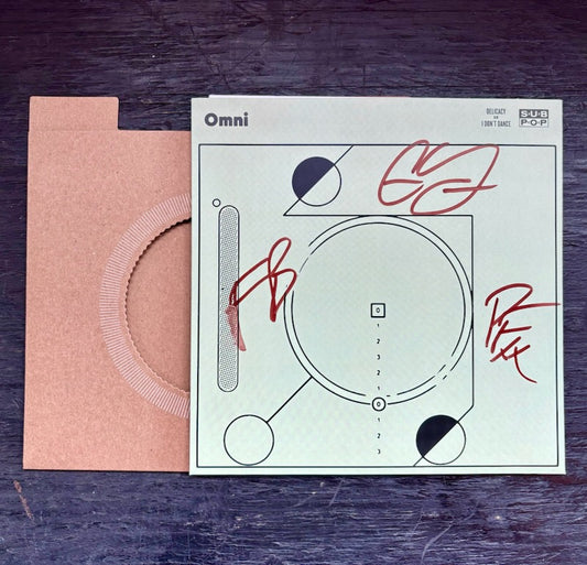 Omni - Delicacy / I Don't Dance (7" Single, Sub Pop Singles Club) (SIGNED)