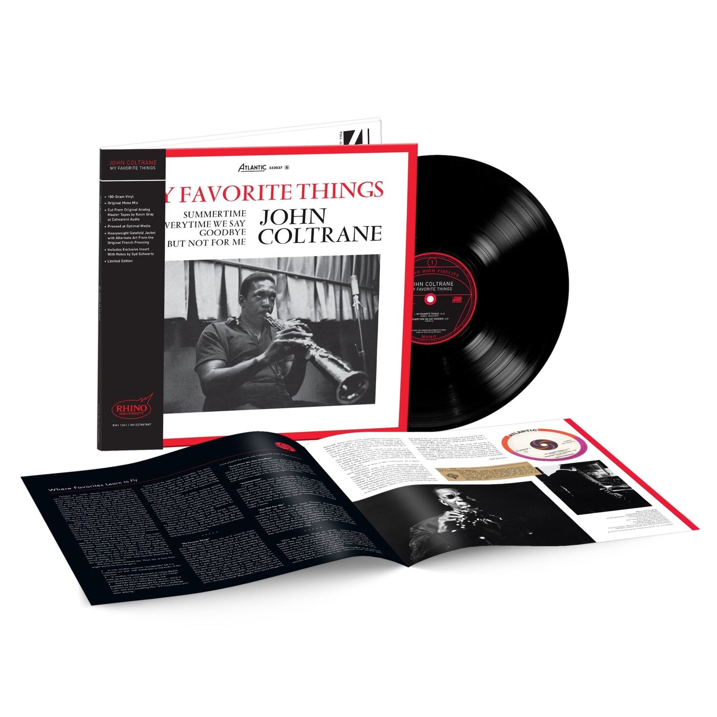 Coltrane, John - My Favorite Things (Limited Edition, 180 Gram, Brick & Mortar Exclusive, Mono) (Rhino SYEOR 2026) - 081227807887 - Vinyl LP's - Yellow Racket Records