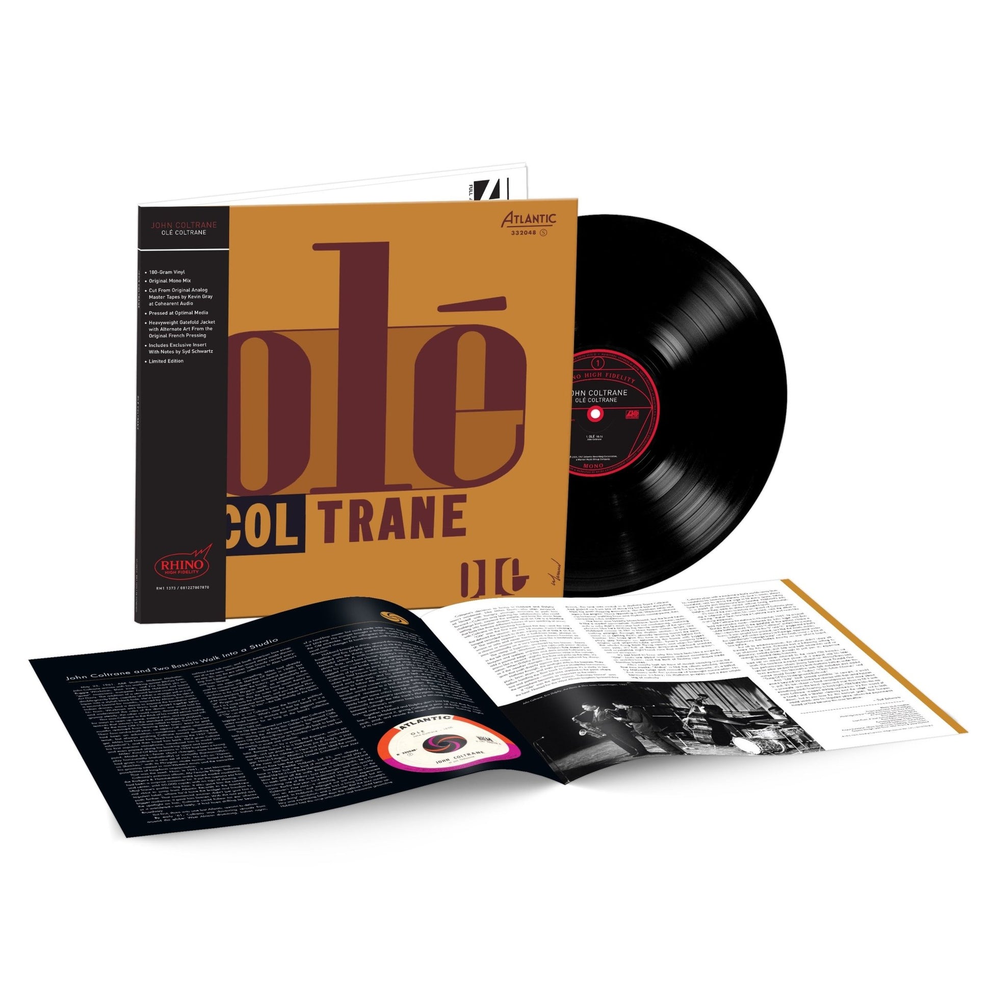 Coltrane, John - Ole Coltrane (Limited Edition, 180 Gram, Brick & Mortar Exclusive, Mono) (Rhino SYEOR 2026) - 081227807870 - Vinyl LP's - Yellow Racket Records