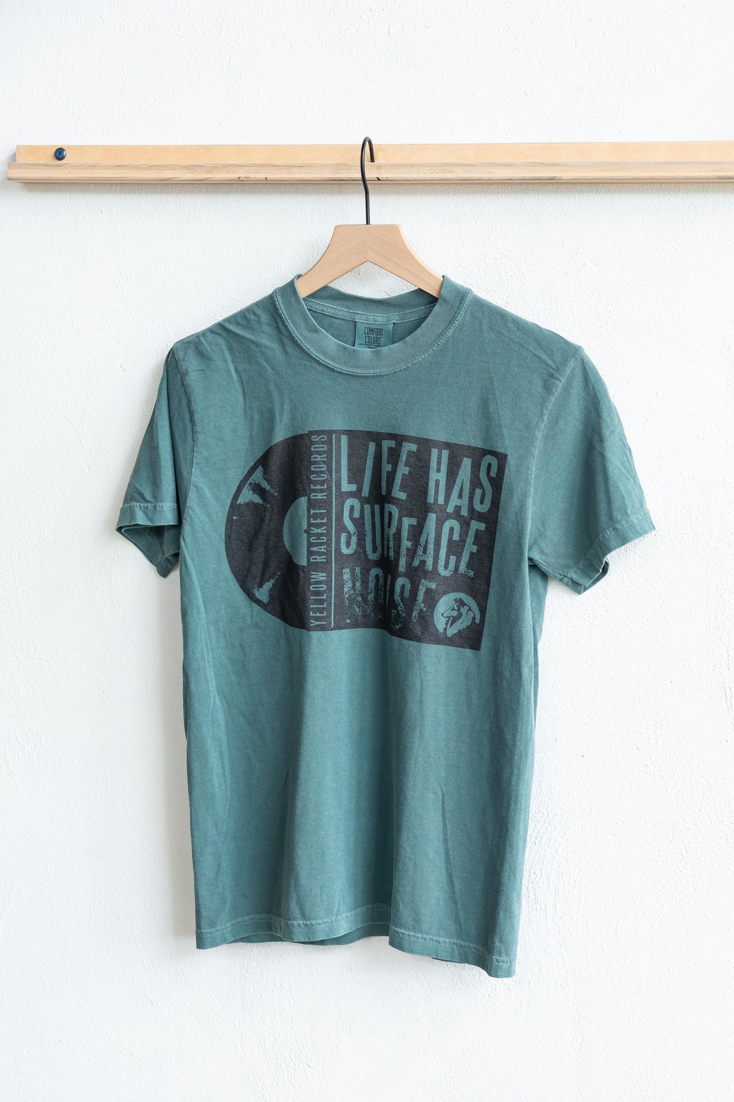 "Life Has Surface Noise" - Spruce Blue Comfort Colors T-Shirt