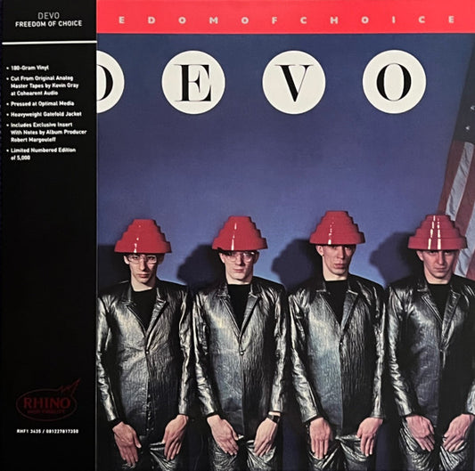 Devo - Freedom Of Choice (Rhino High Fidelity, Limited Edition, Numbered (0286/5000, Reissue, 180g) (Pre-Loved)