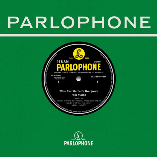 Weller, Paul - When Your Gardens Overgrown / Boy About Town (7" Single) (RSD 2026)