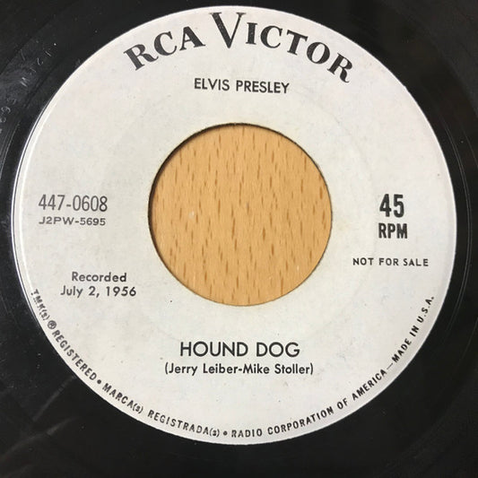 Presley, Elvis - Hound Dog/ Don't Be Cruel (7", White Label Promo, Reissue) (Pre-Loved)
