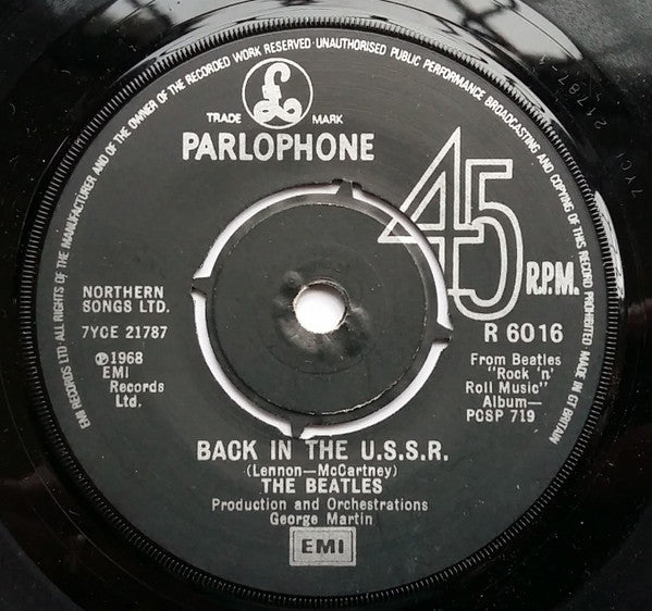 Beatles, The - Back In The USSR c/w Twist And Shout (UK Pressing) (Single) (Pre-Loved)