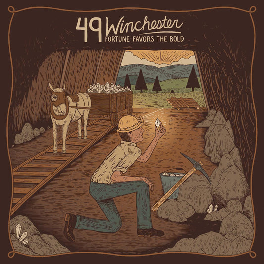 49 Winchester - Fortune Favors the Bold (Red, Marigold, Green Splatter Vinyl)