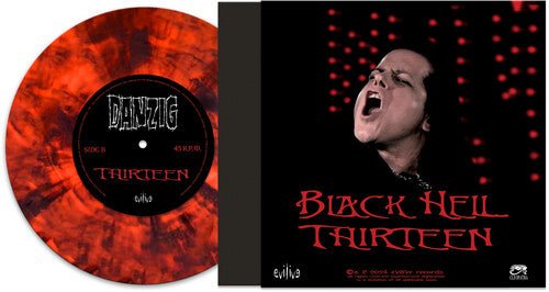 Danzig - Black Hell (Spider Web Haze Black & Red Vinyl) - 889466539442 - Vinyl 7" Singles - Yellow Racket Records