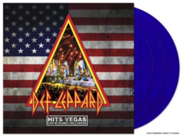 Def Leppard - Hits Vegas - Live At Planet Hollywood (Translucent Blue Vinyl)