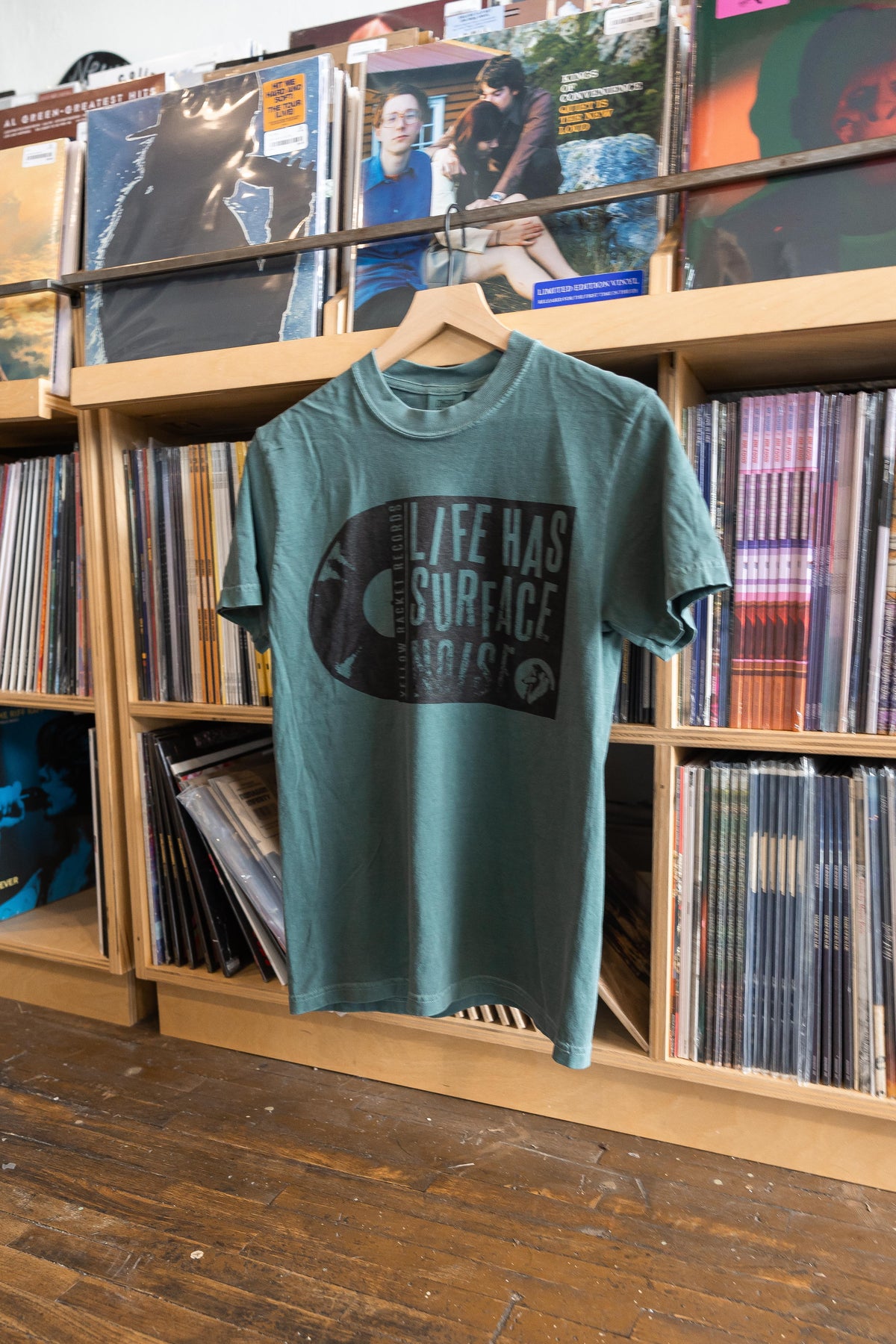 "Life Has Surface Noise" - Spruce Blue Comfort Colors T-Shirt