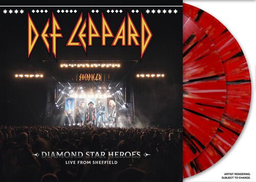 Def Leppard - Diamond Star Heroes: Live From Sheffield (Limited Edition, Red, White, Splatter Vinyl) - 602478260438 - Vinyl LP's - Yellow Racket Records
