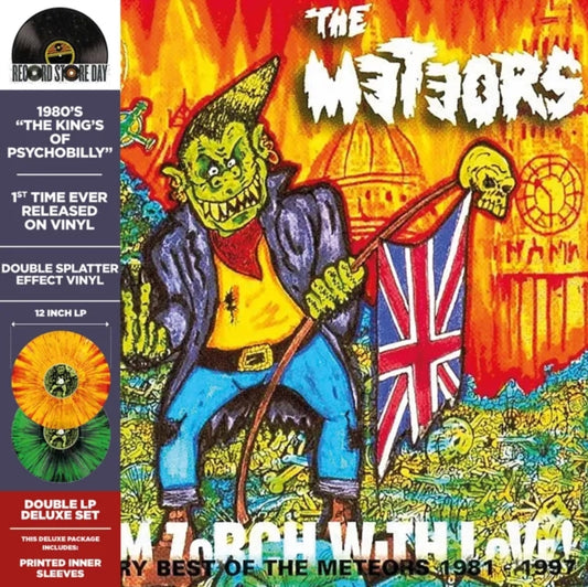 Meteors, The - From Zorch With Love: The Very Best Of 1981-1997 (Deluxe, 2LP, Red, Yellow Marble Vinyl) (RSD 2026)