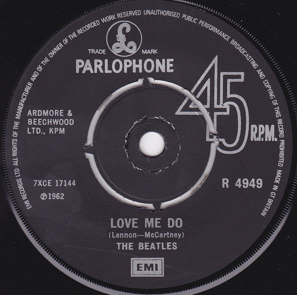 Beatles, The - Love Me Do c/w P.S. I Love You (UK Pressing) (Single, Reissue, Mono) (Pre-Loved)