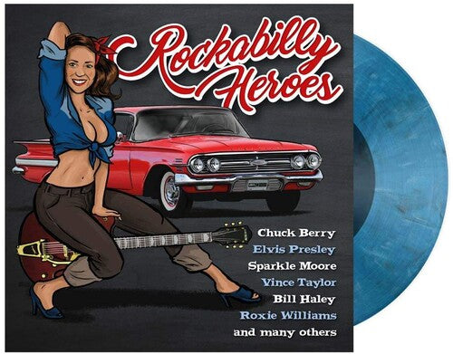Various - Rockabilly Heroes (Blue Colored Vinyl) (RSD 2024)