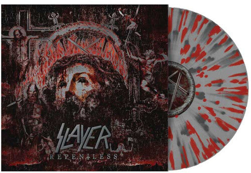 Slayer - Repentless (Indie Exclusive, Clear Vinyl, Red, Splatter)