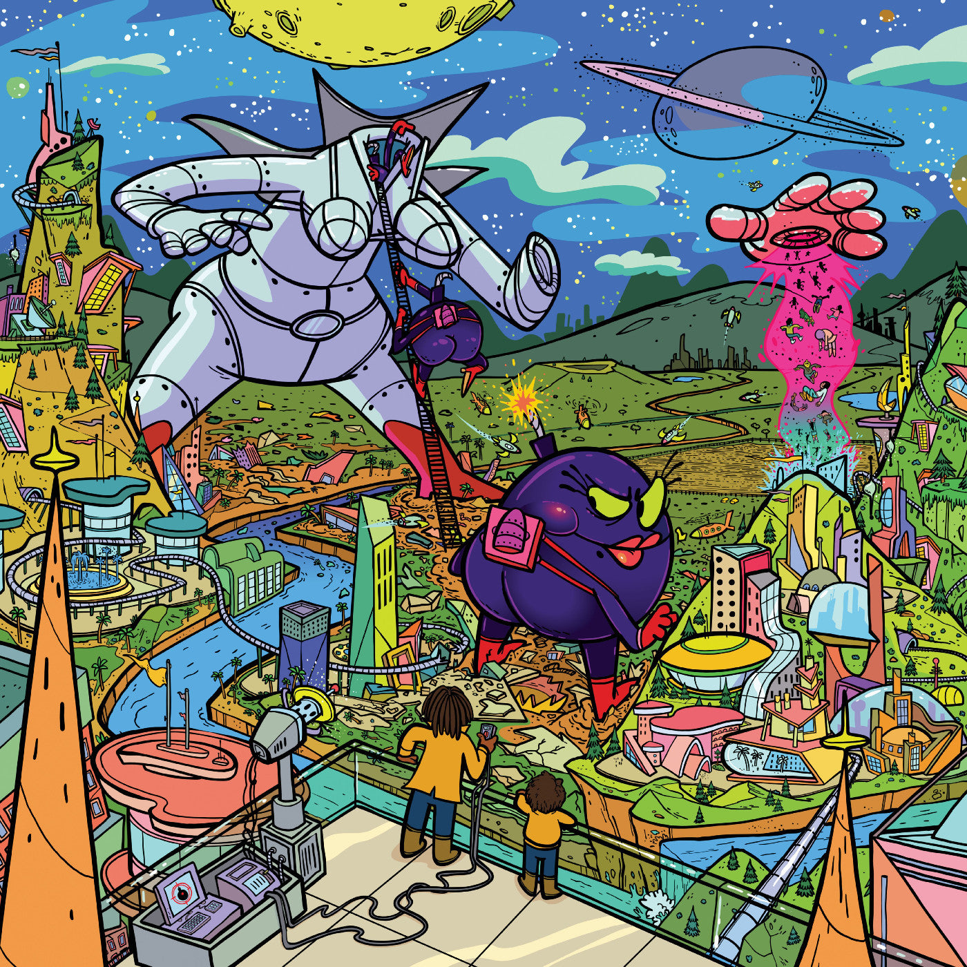 Flying Lotus - Big Mama (Indie Exclusive, Sky Blue Marble, EP)