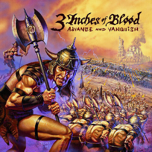 3 Inches of Blood - Advance & Vanquish (Orange & Black Vinyl)