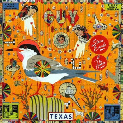 Earle, Steve & The Dukes - GUY (2LP, Orange and Red Swirl Color Vinyl) - 607396555611 - Vinyl LP's - Yellow Racket Records