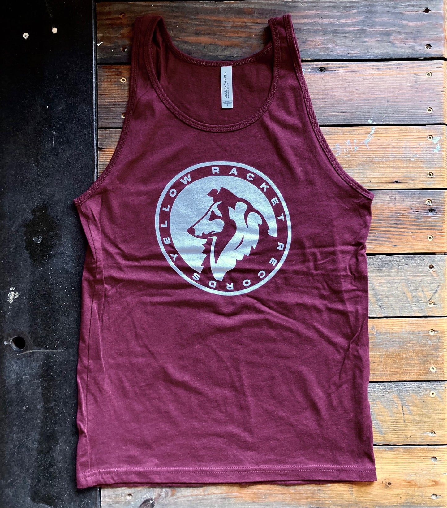 Yellow Racket Classic Tank Top (Logo w/ Text)