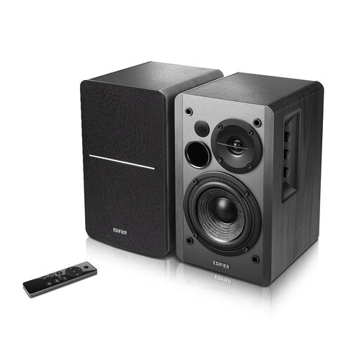 Edifier - R1280DB Bluetooth Wireless 2.0 Book Shelf Speakers 42 Watts (Piano Black) - 875674003059 - Turntable Equipment - Yellow Racket Records