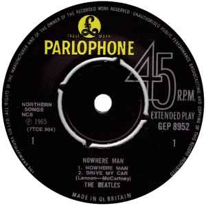 Beatles, The - Nowhere Man (UK Pressing) (1969, 7", Reissue, Mono) (Pre-Loved)