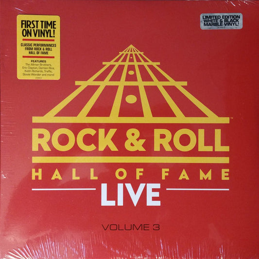 Various - Rock And Roll Hall Of Fame Live Vol. 3 (Special Edition, Stereo, White/Black Vinyl) (Pre-Loved)