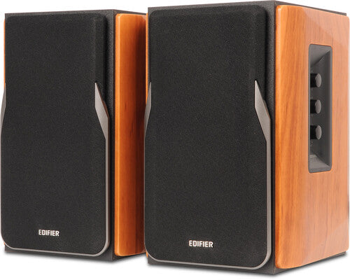 Edifier - R1380DB 2.0 Bookshelf Speakers Bluetooth v5.1 42 Watts (Brown)