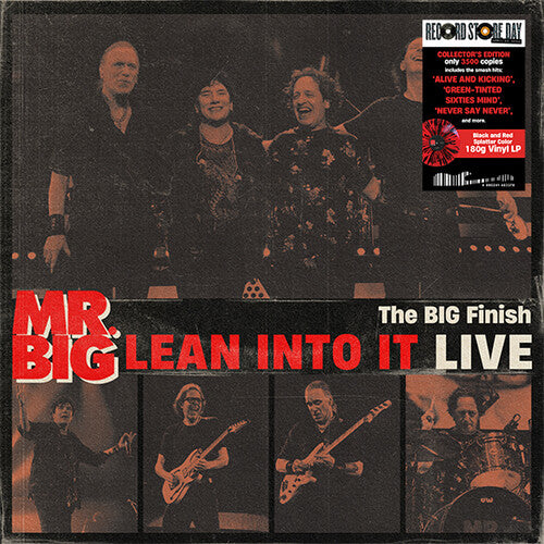 Mr. Big - Big Finish - Lean Into It Live (Black, Red Splatter Vinyl) (RSD 2024)