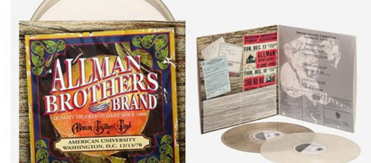 Allman Brothers Band, The - American University, Washington D.C. 12-13-70 (2xLP, Limited Edition, Reissue, Light & Heavy Smoke) (Pre-Loved)