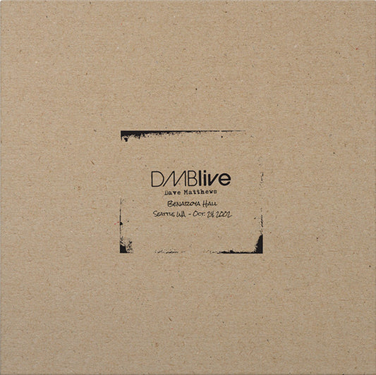 Matthews, Dave - DMBLive Benaroya Hall, Seattle, WA - Oct. 24, 2002 (4 x Vinyl) (Pre-Loved)