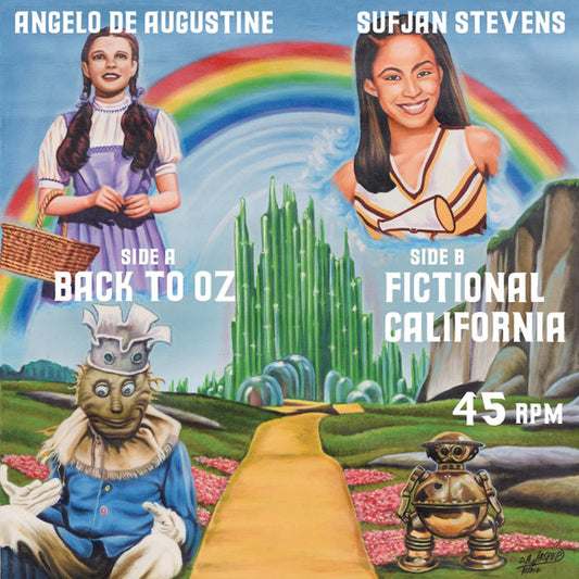 Stevens, Sufjan & De Augustine, Angelo – Back To Oz / Fictional California (7", Limited Edition, Red Vinyl) (Pre-Loved)