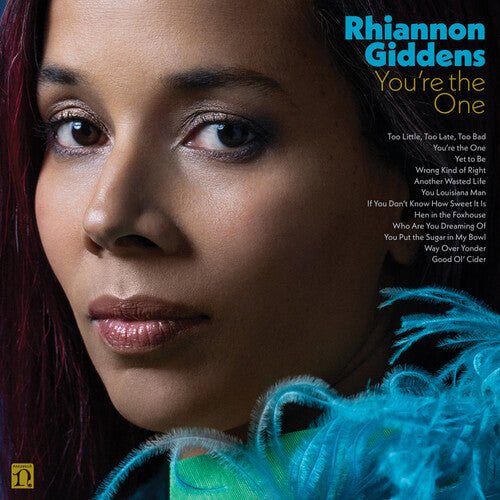 Giddens, Rhiannon - You're The One (Indie Exclusive, 140 Gram, Clear Blue Vinyl) (Pre - Loved) - M - Giddens, Rhiannon - You're The One (Indie Exclusive, 140 Gram, Clear Blue Vinyl) - Vinyl LP's - Yellow Racket Records