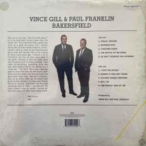 Gill, Vince & Franklin, Paul - Bakersfield (Pre - Loved) - VG+ - 602537455096 - Vinyl LP's - Yellow Racket Records